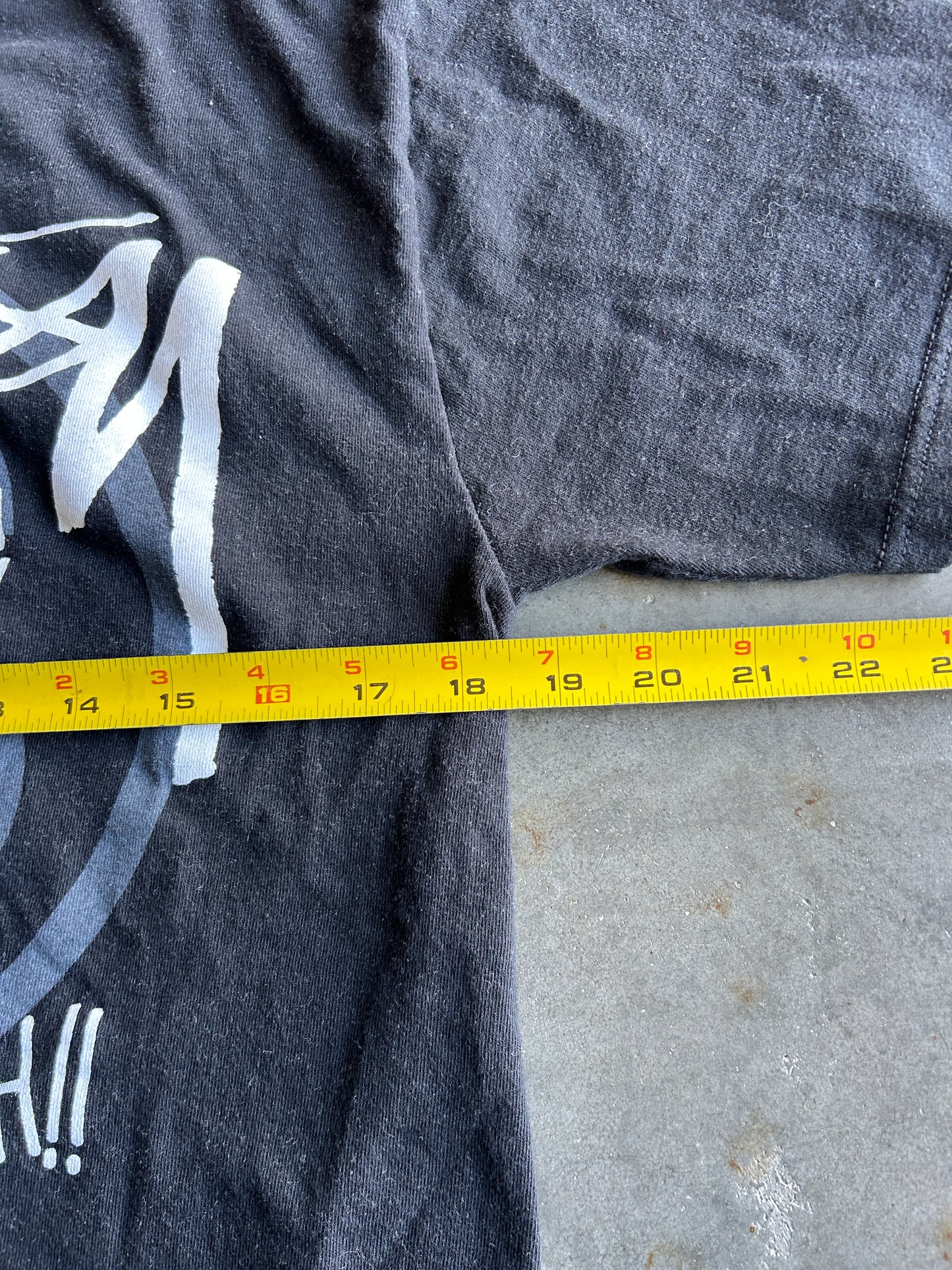 Black Stussy World Tribe Tee (M)