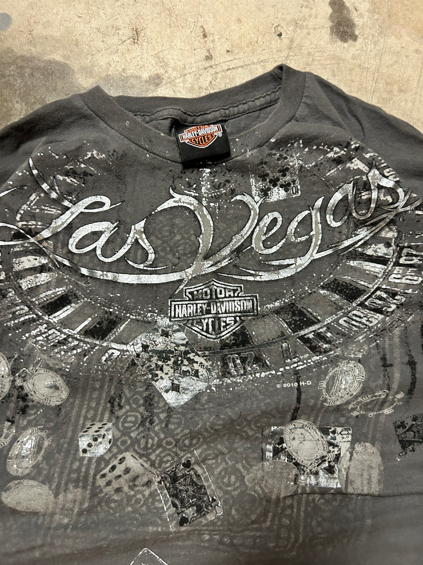 Harley Davidson Vegas Metallic Tee (L)