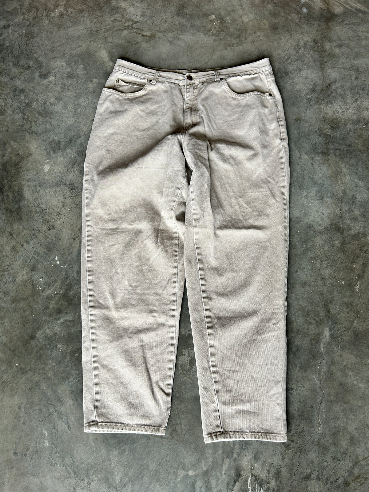 Vintage R&R Jeans Beige Jeans (38x32)