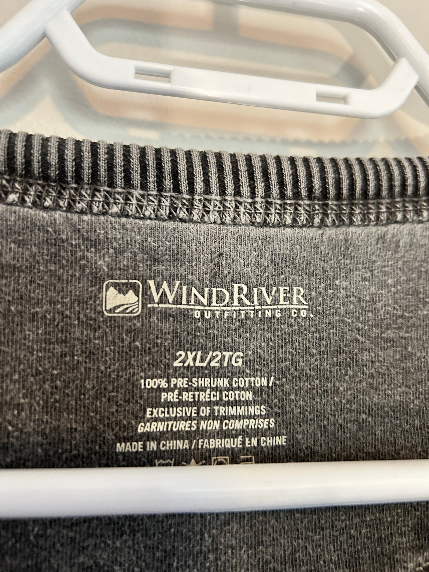 Faded Grey Windriver Crewneck (fits XL)