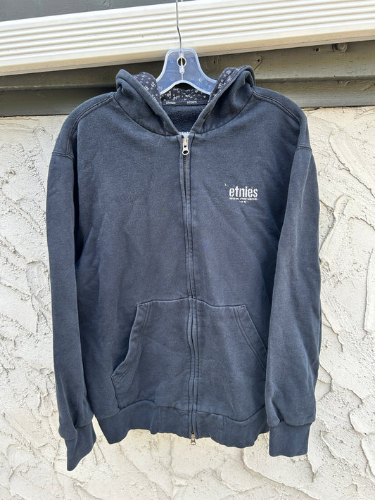 Y2K Etnies Skater Zip Hoodie (L)