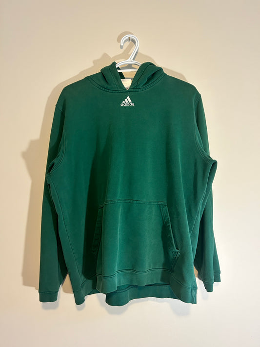 Y2K Adidas Center Logo Hoodie (L)