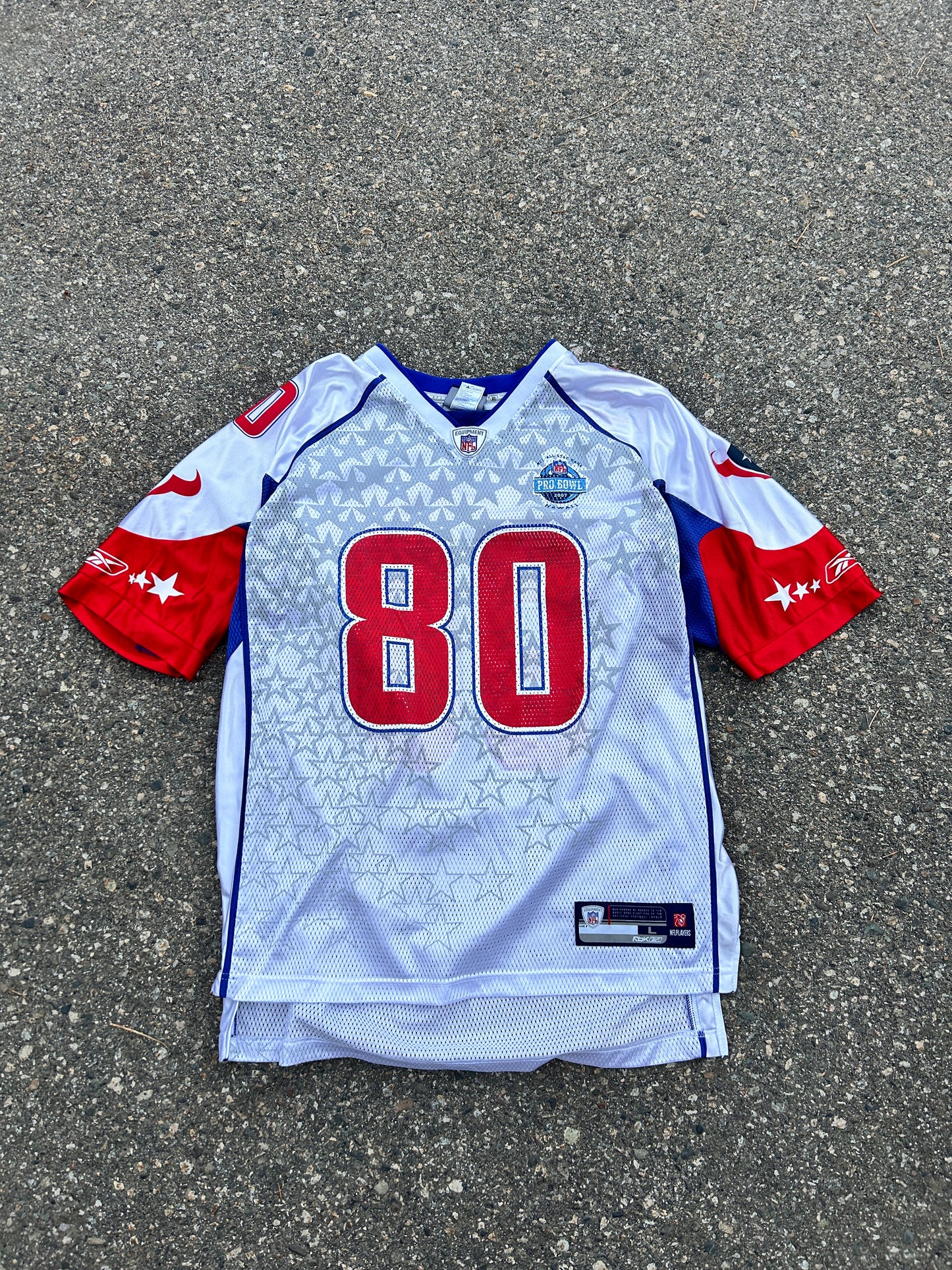 2007 Reebok Hawaii Pro Bowl Johnson Texans Jersey (L)