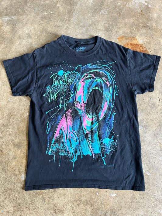 2019 Pink Floyd The Wall Glow in The Dark Liquid Blue Tee (M)
