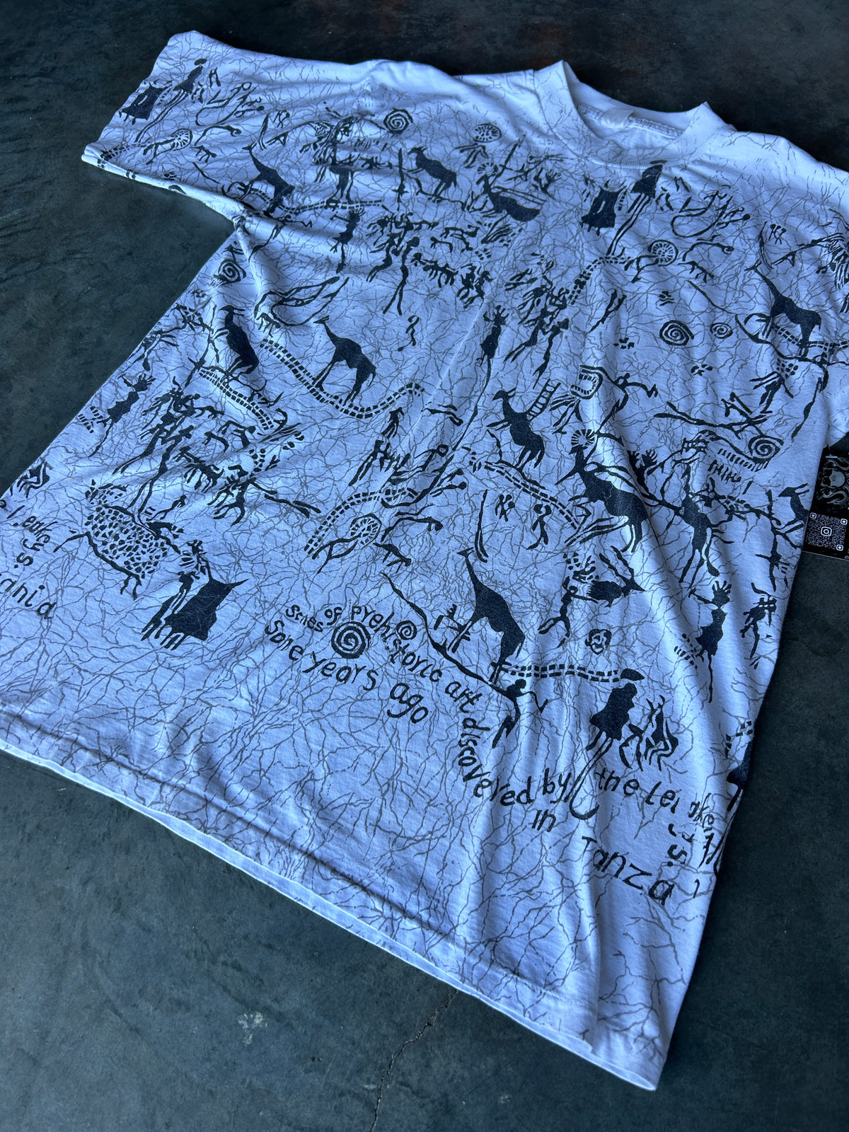 Vintage Scenes of the World AOP Art Tee (L)