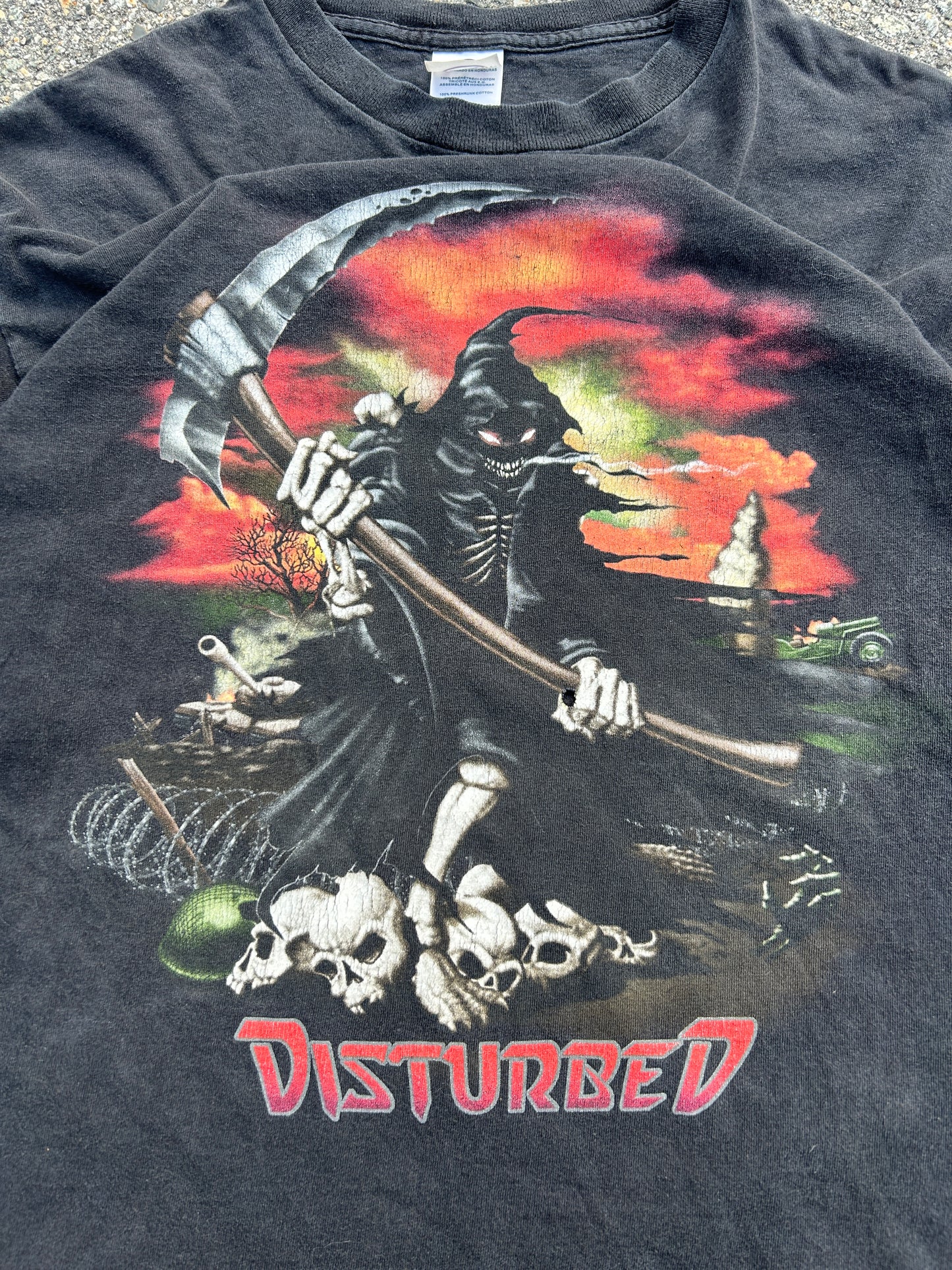 Vintage Disturbed Reaper Band Tee (XL)