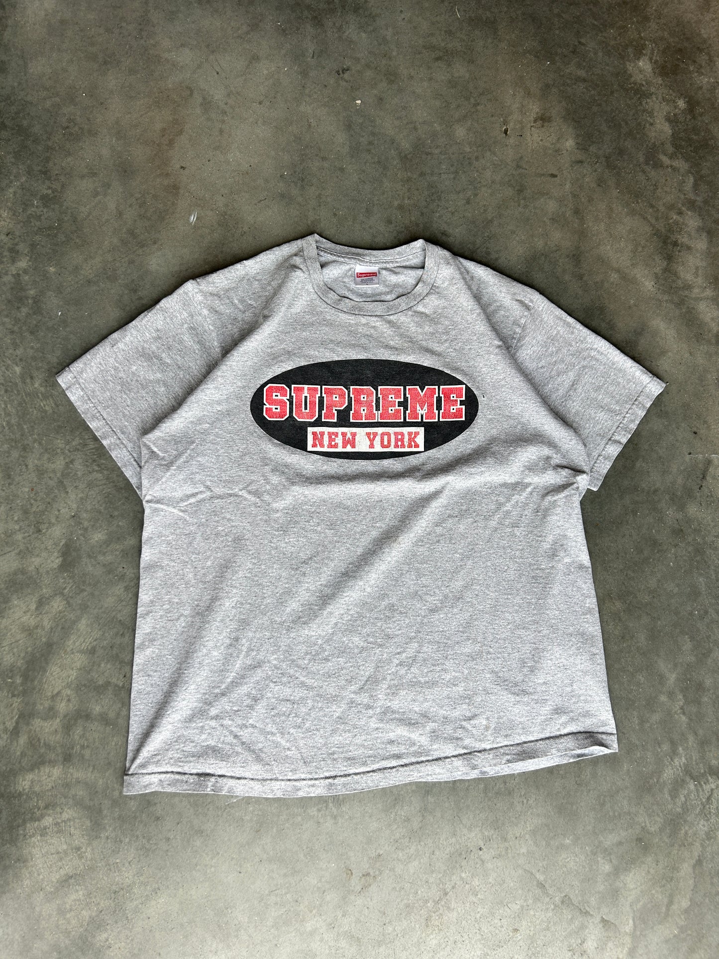 Supreme New York SS23 Heather Grey Tee (L)