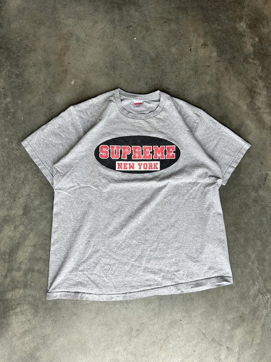 Supreme New York SS23 Heather Grey Tee (L)