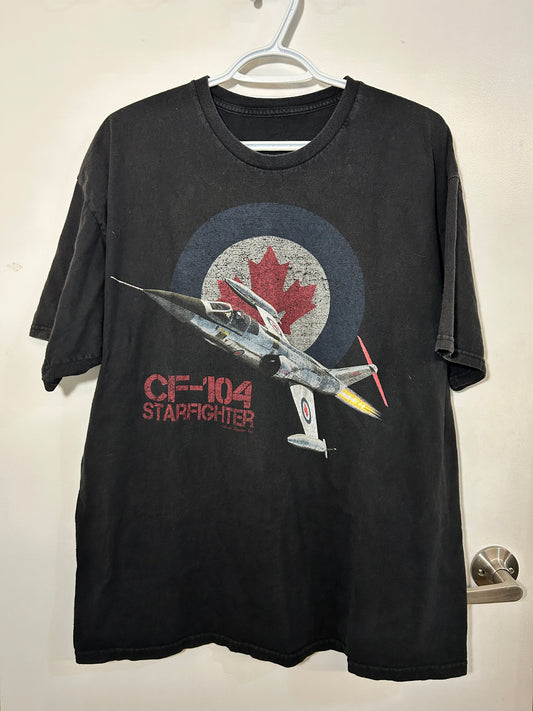 Vintage CF-104 Starfighter Plane Tee (XL)