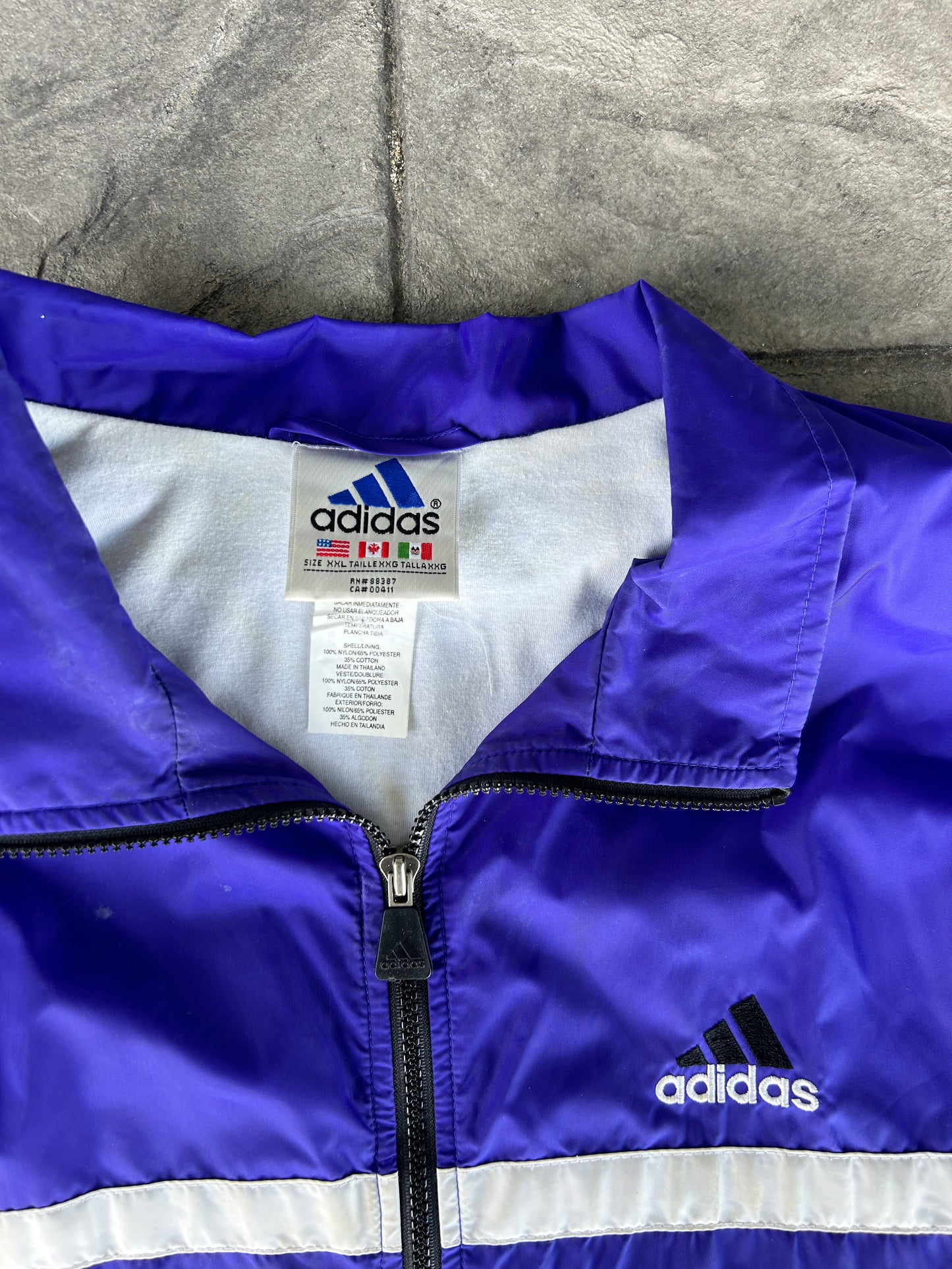 Vintage Adidas Windbreaker (2XL)