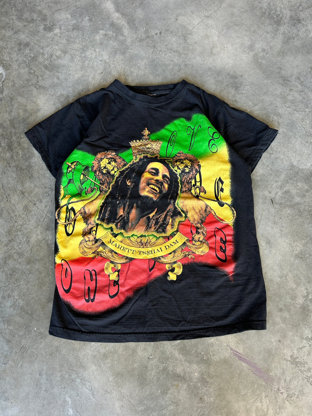 Vintage Bob Marley Marett Tsehai Dam Tee (L)