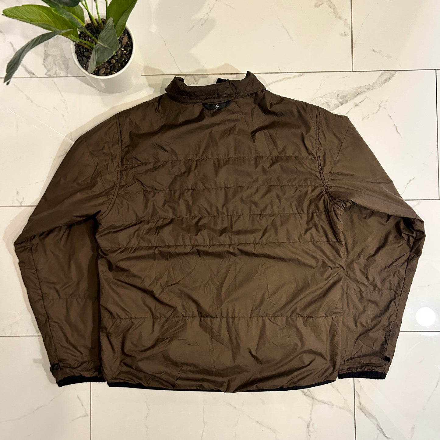Brown Columbia Insulated Zip Jacket (M)