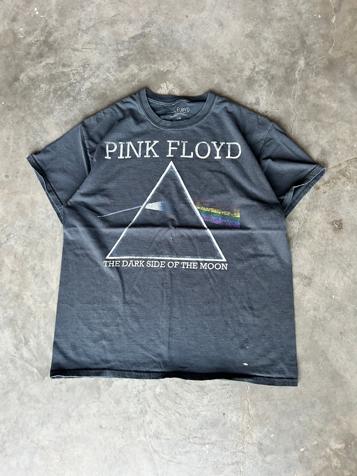 Pink Floyd Dark Side of the Moon Big Graphic Tee (L)