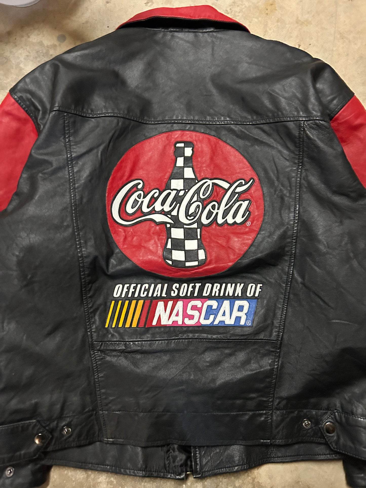 Vintage Coca Cola NASCAR Racing Jacket (XL)