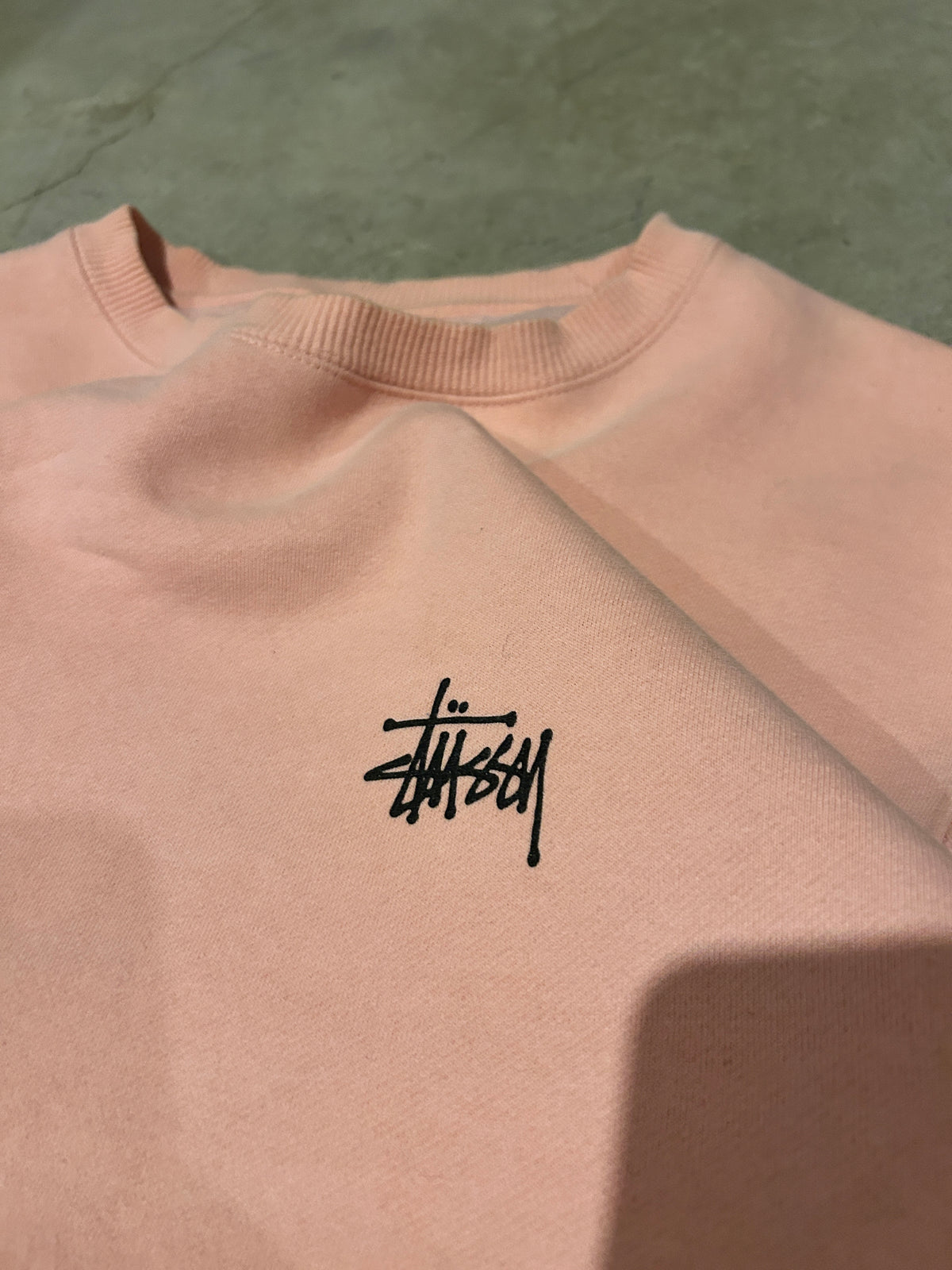 Light Pink Stussy Crewneck (XL)