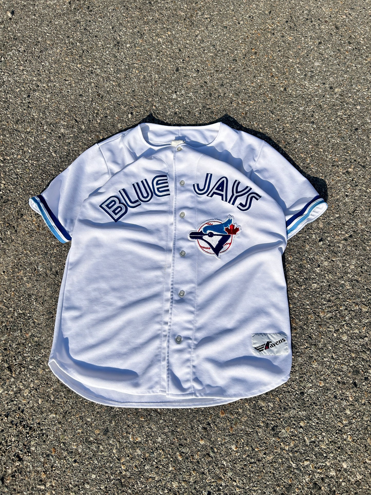 Vintage Ravens Athletic Blank Blue Jays Jersey (XL)