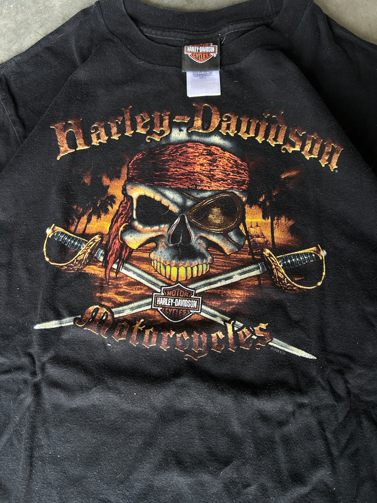 Vintage Harley Pirate Tee (M)