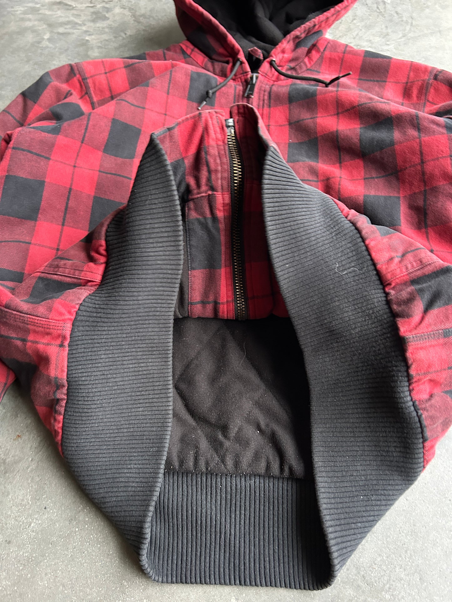 Vintage Carhartt Red Plaid Active Jacket (L)