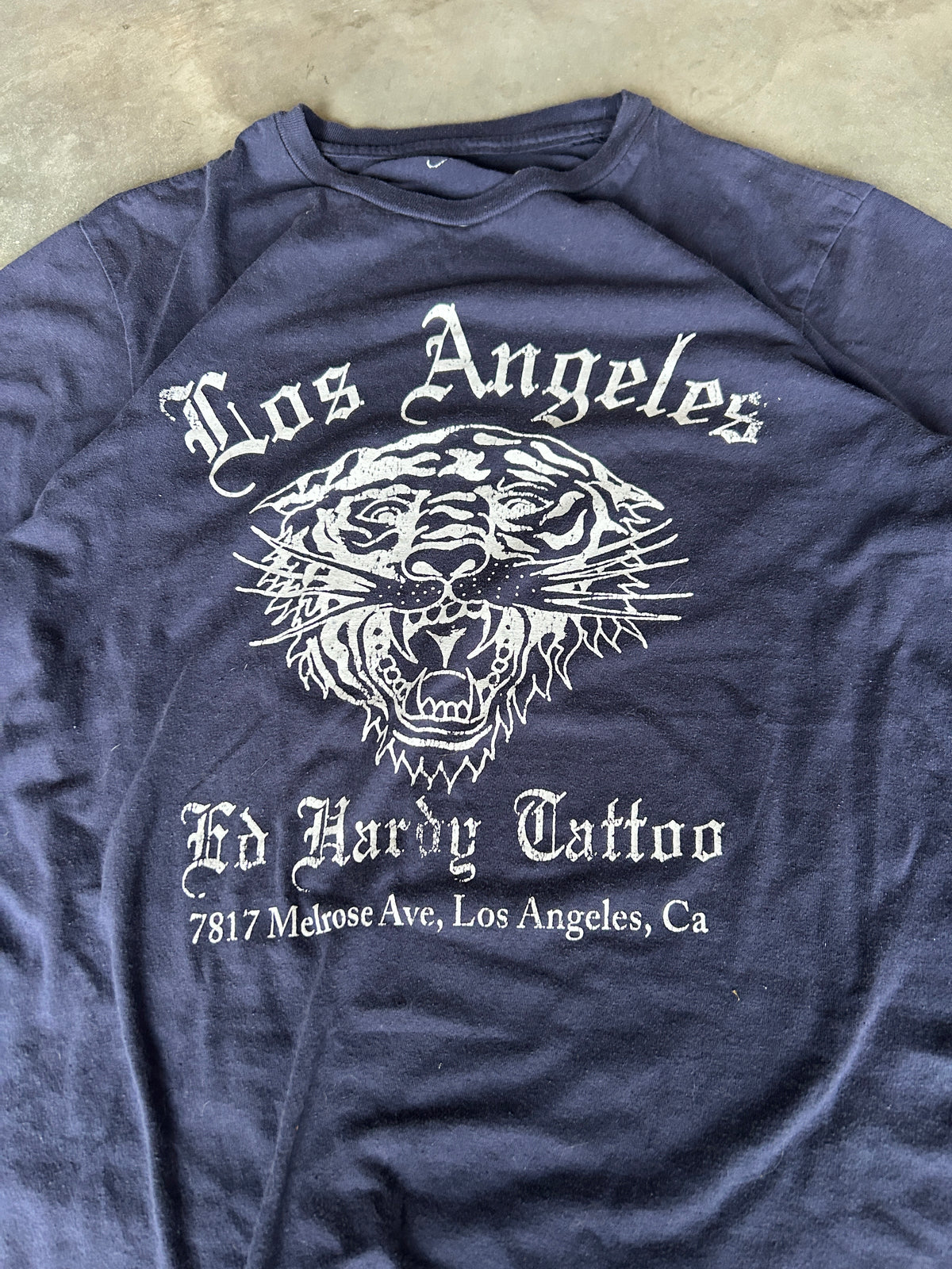 Y2K Ed Hardy Tiger Tee (S)