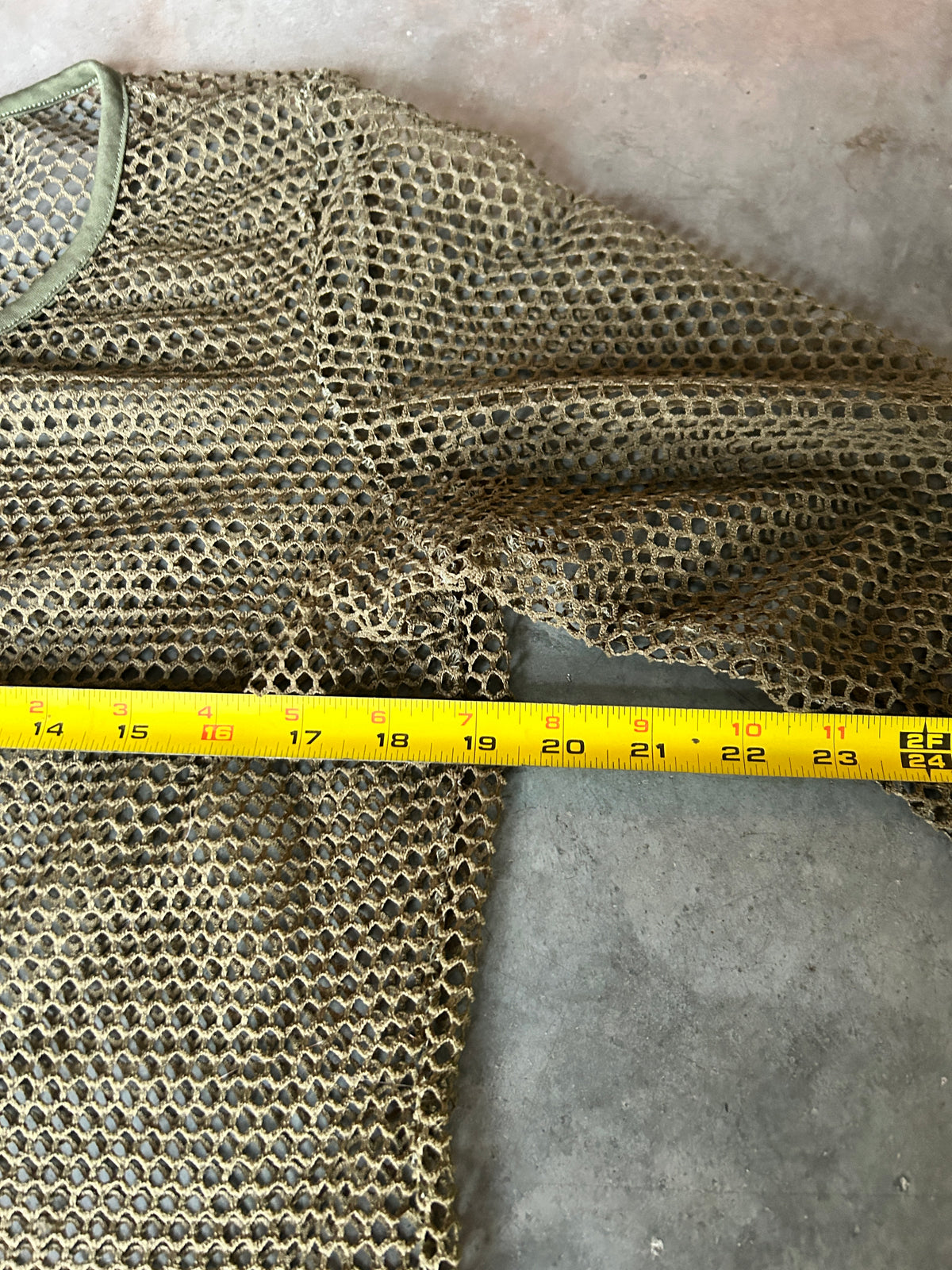 Vice Versa Olive Green Mesh LS Jersey (M)