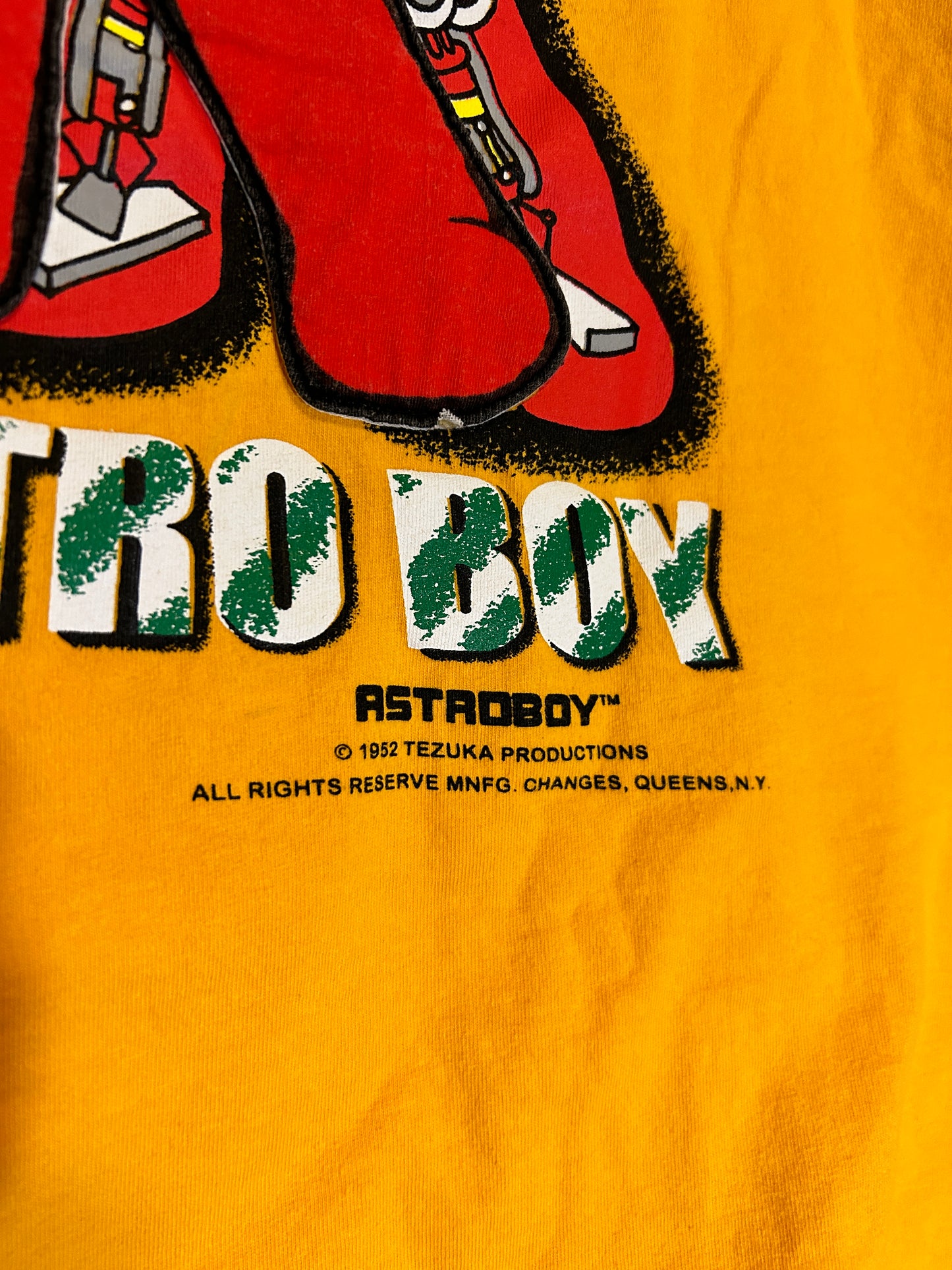 Vintage Astroboy 3D Graphic Tee (M)
