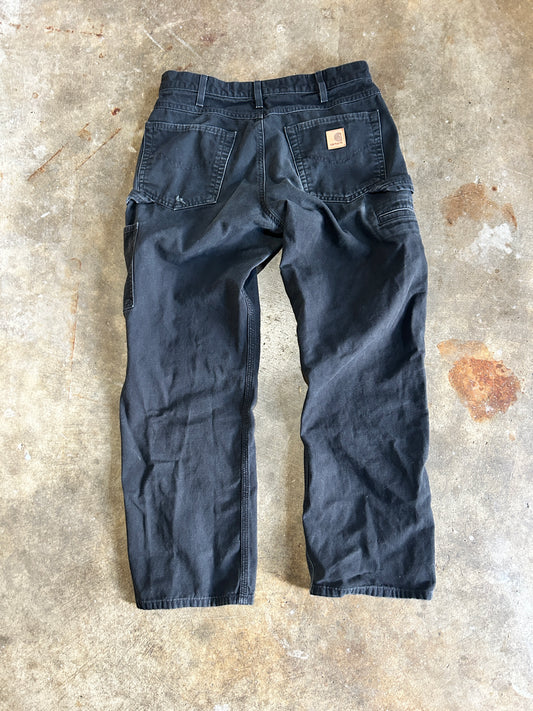 Black Carhartt Loose Fit Pants (32x30)