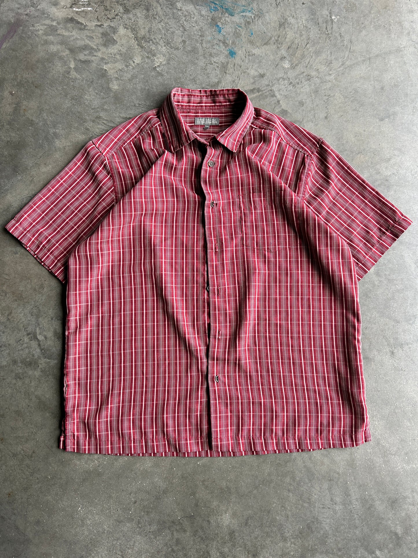 Granola Denver Hayes Red Button Up (XL)
