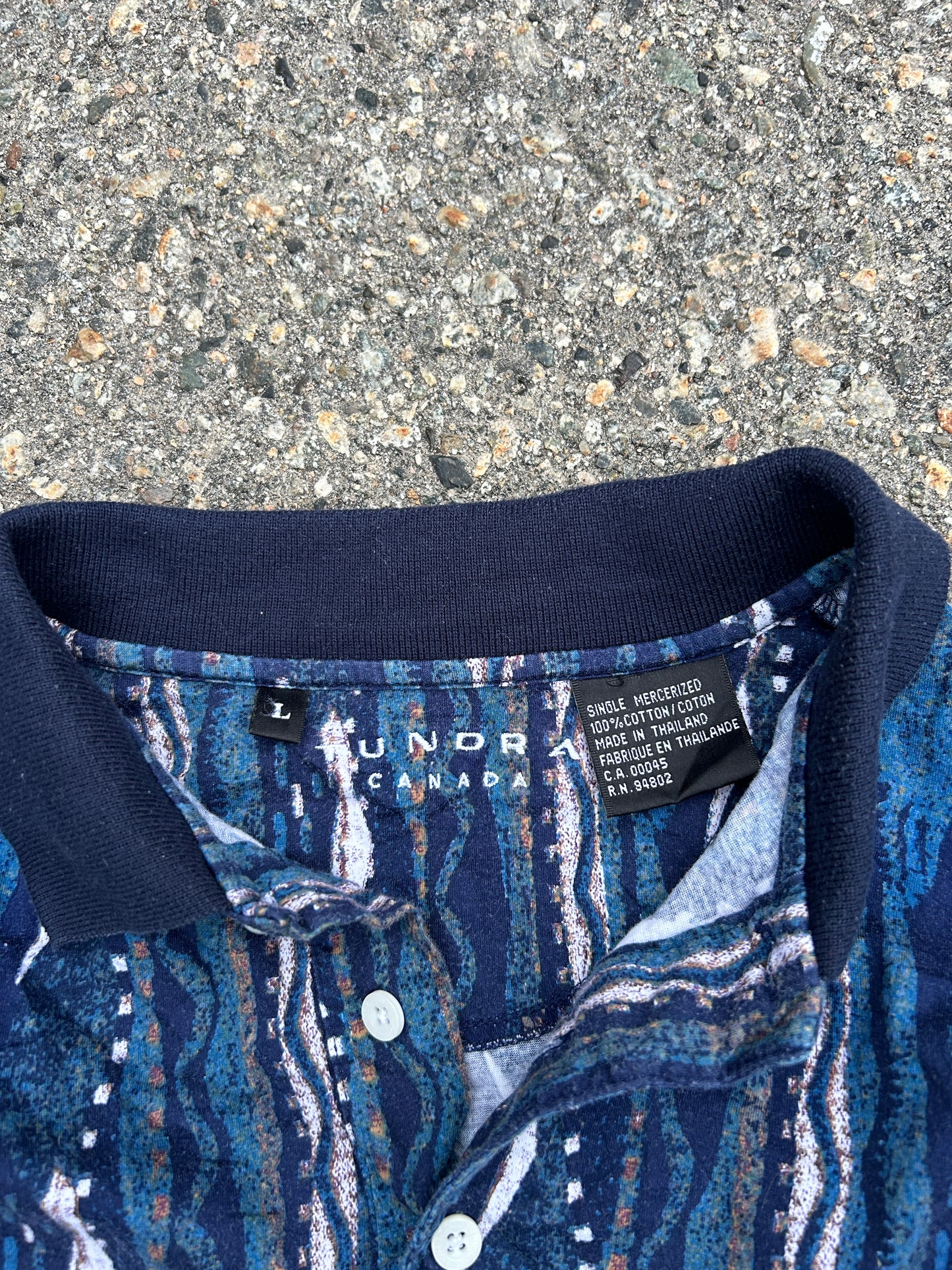 Tundra “Coogi Style” 1/4 Button Shirt (L)