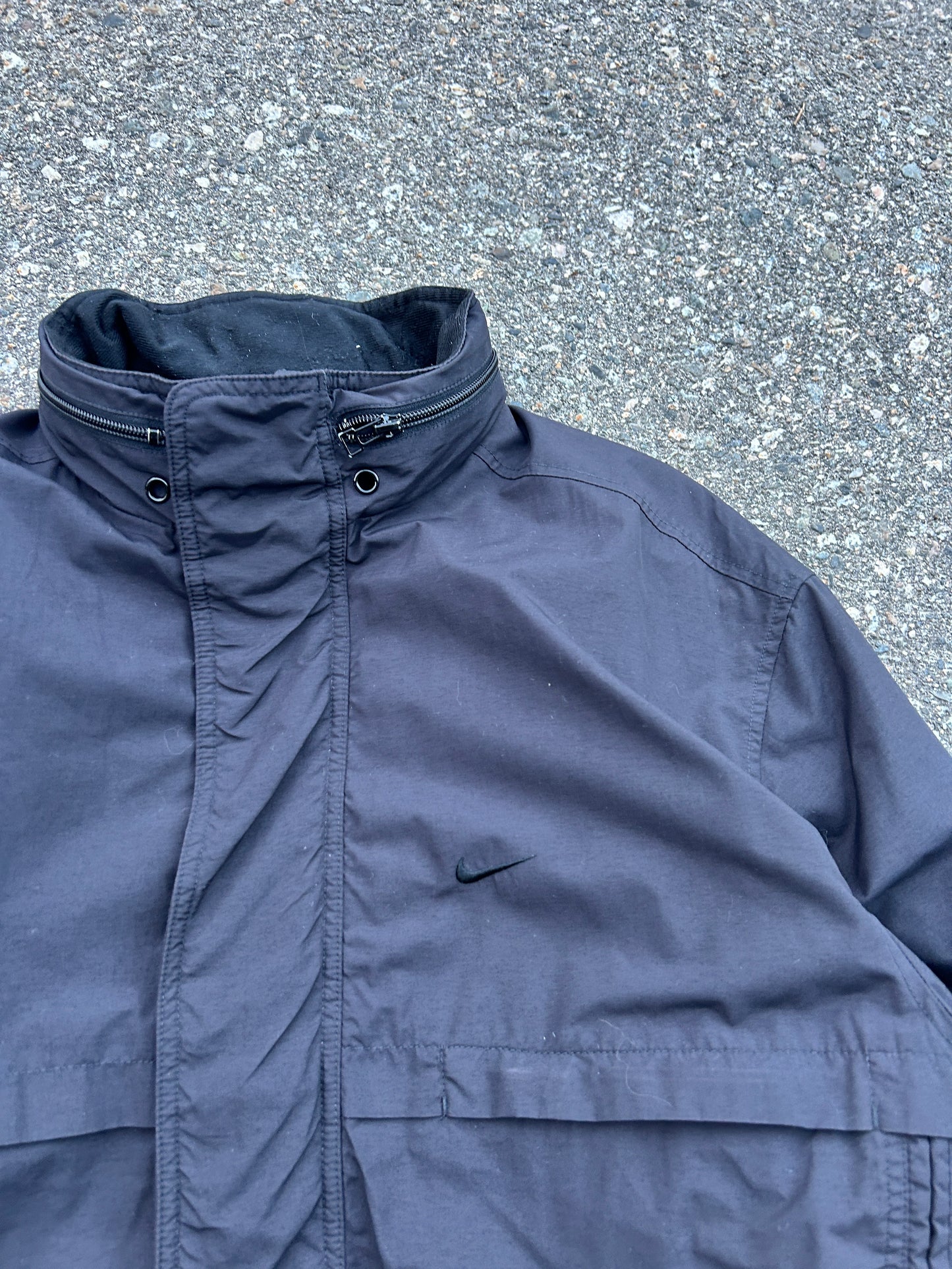 Y2K Black Cinch Insulated Nike Jacket (L)