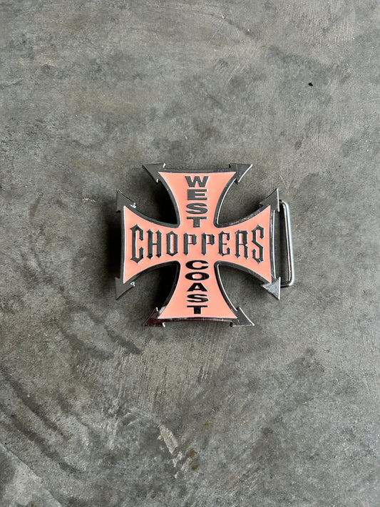 Pink West Coast Choppers Belt Buckle