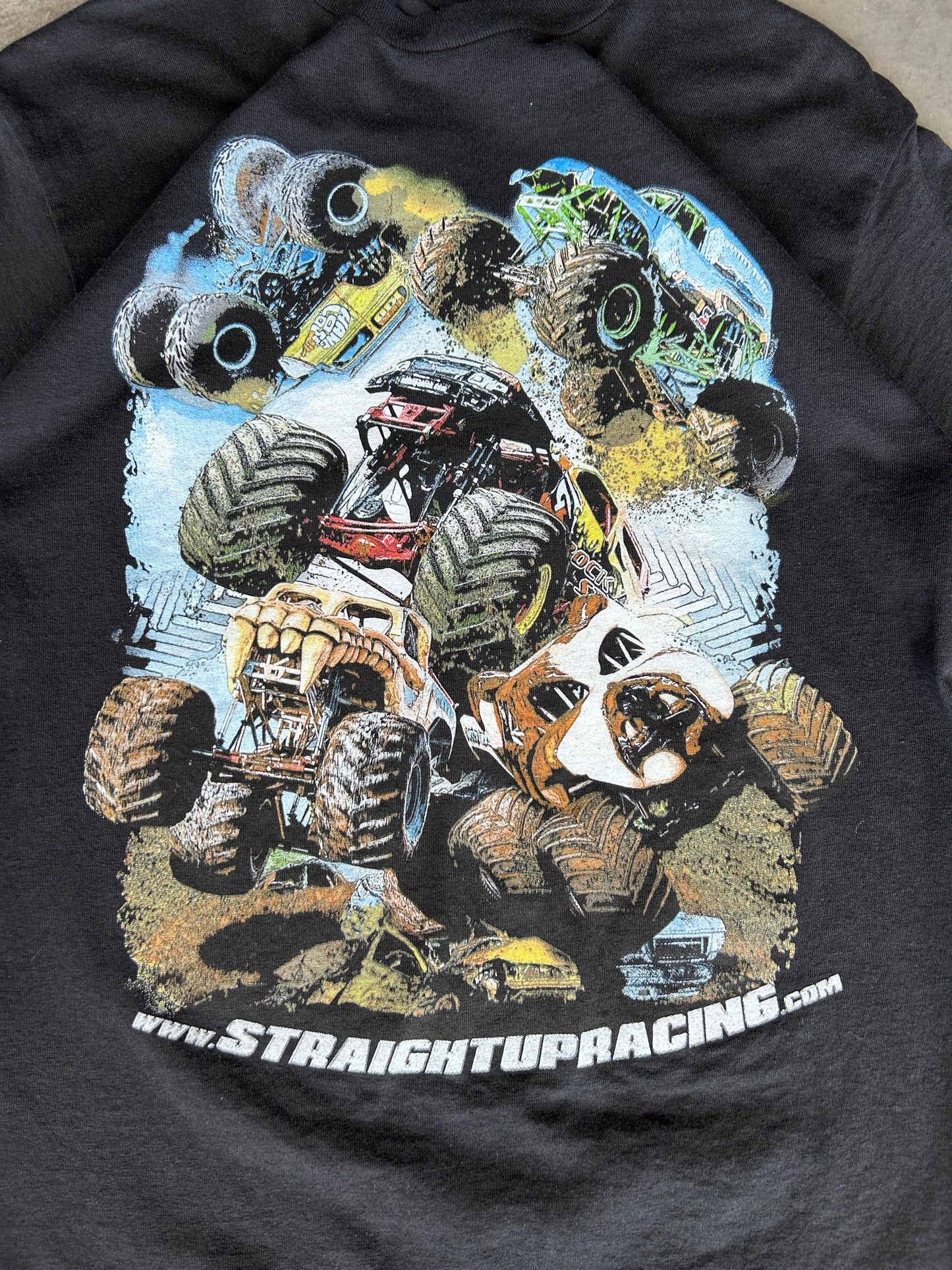 Straight Up Racing Monster Trucks Tee (S)