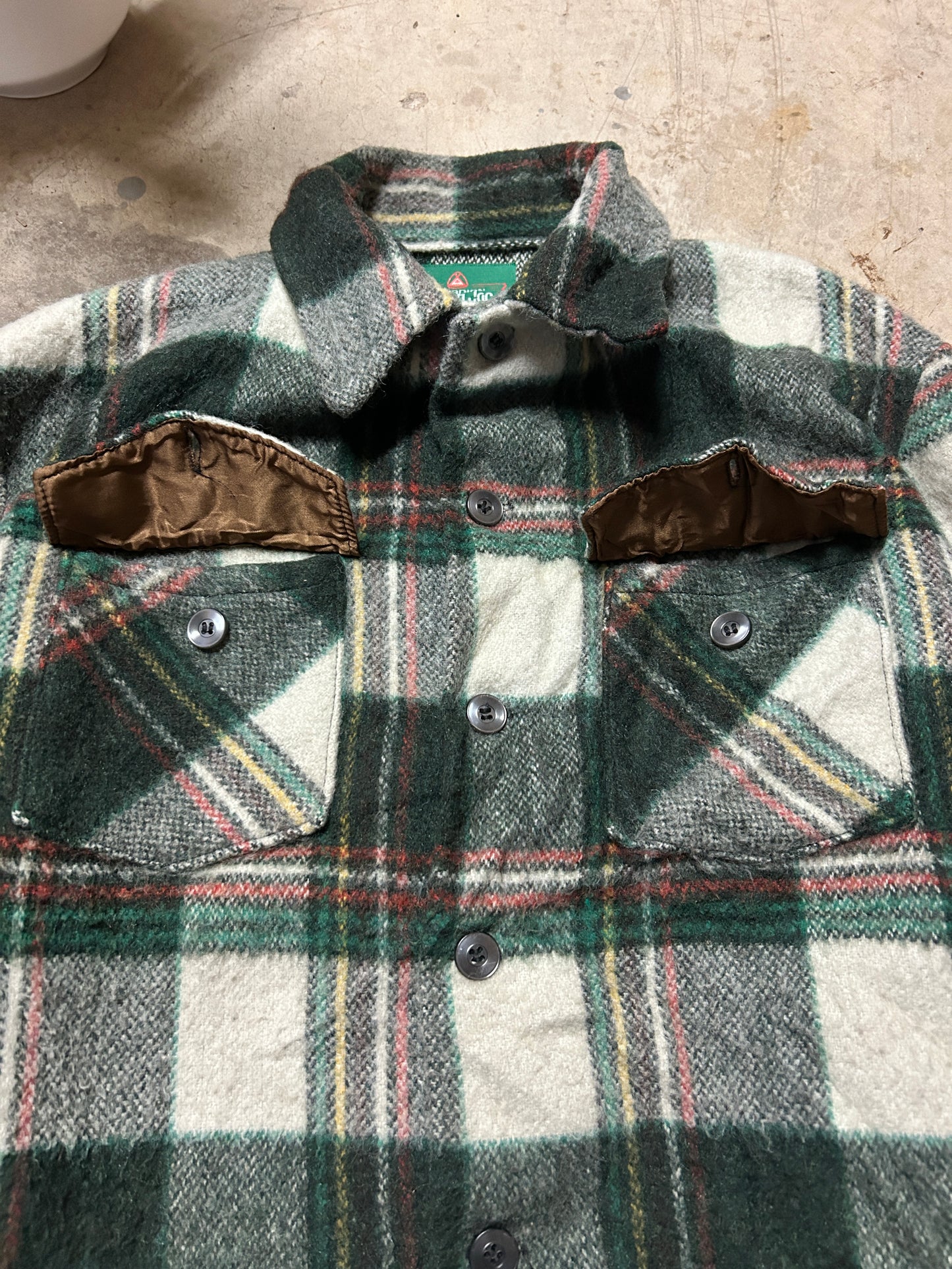 Vintage Canadian LumberJack Wool Button Up Jacket(L)