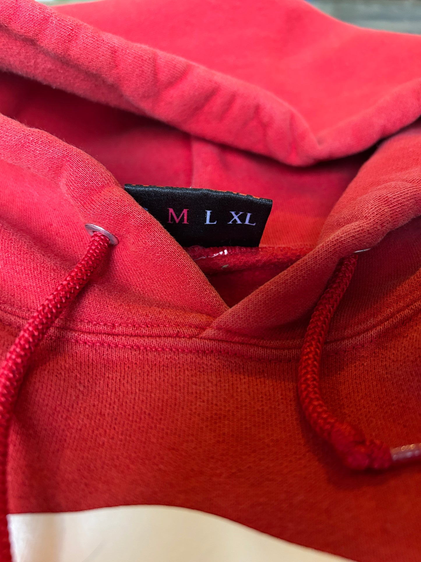 Y2K Style Remnants Red Hoodie (M)