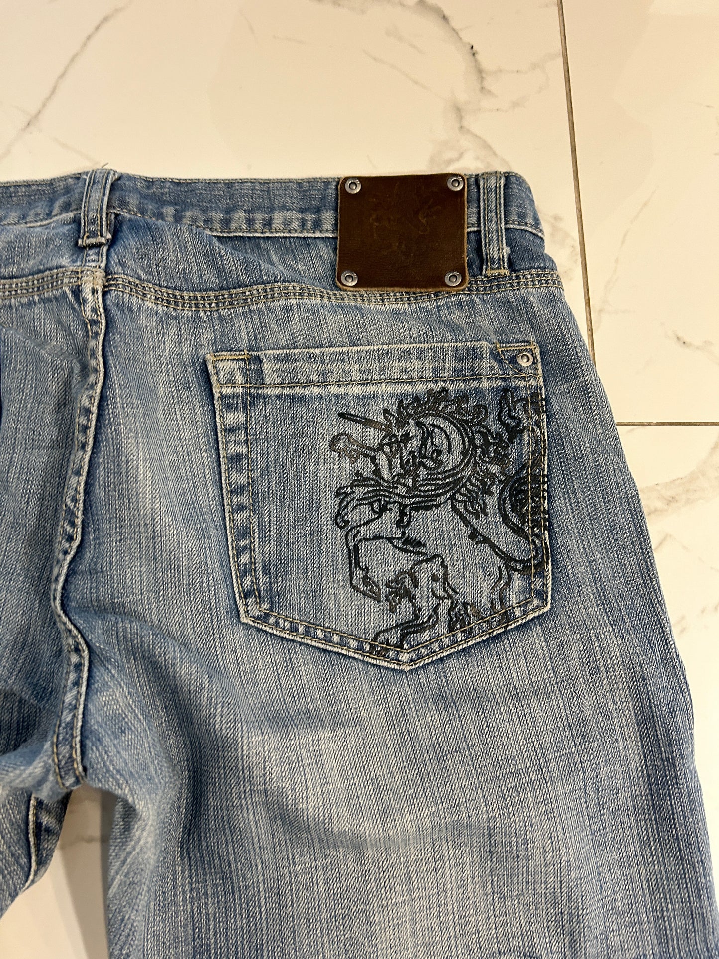 Homini Emerito Pocket Print Jeans (34x32)