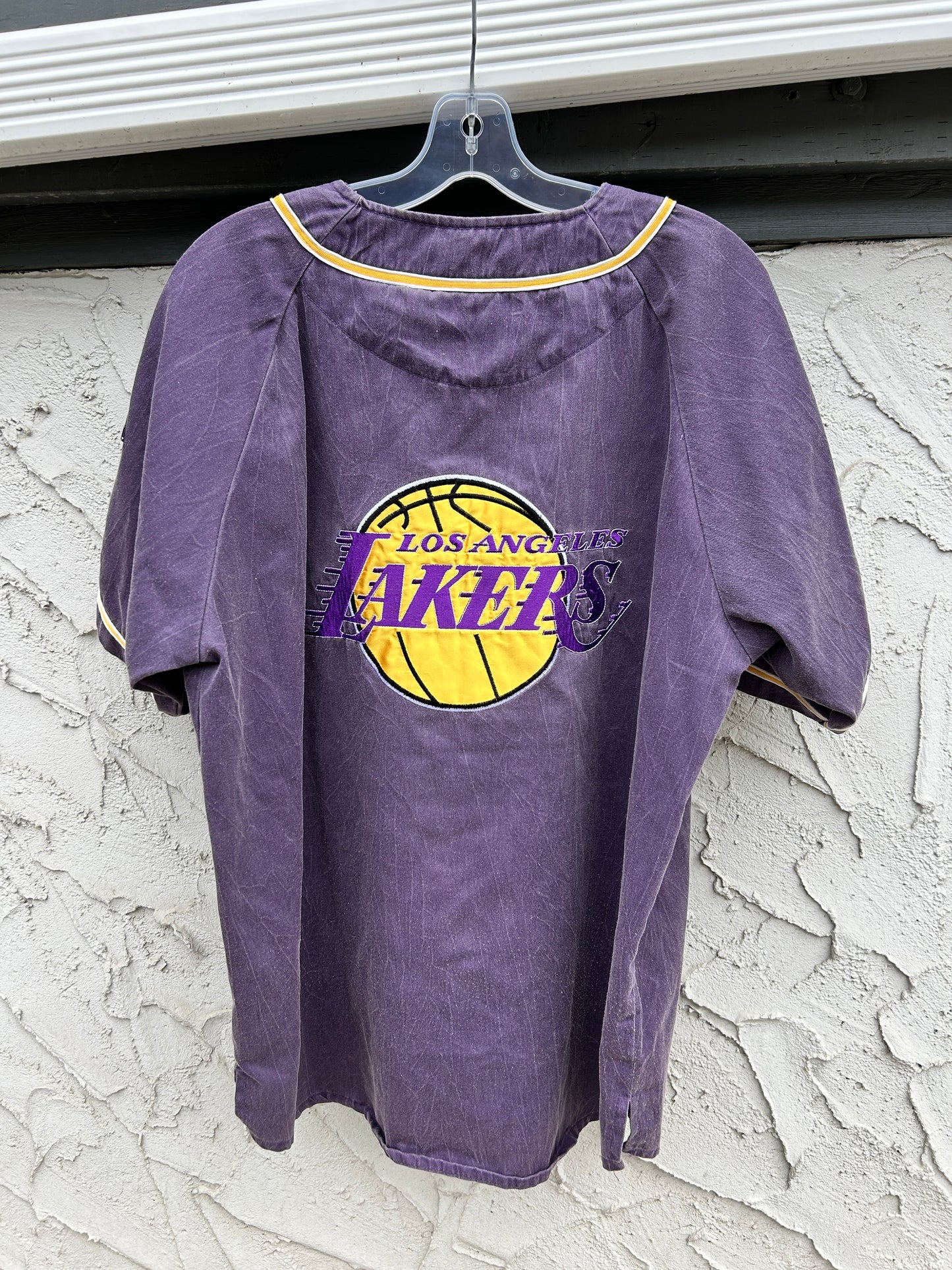 Vintage Starter LA Lakers Baseball Jersey (XL)