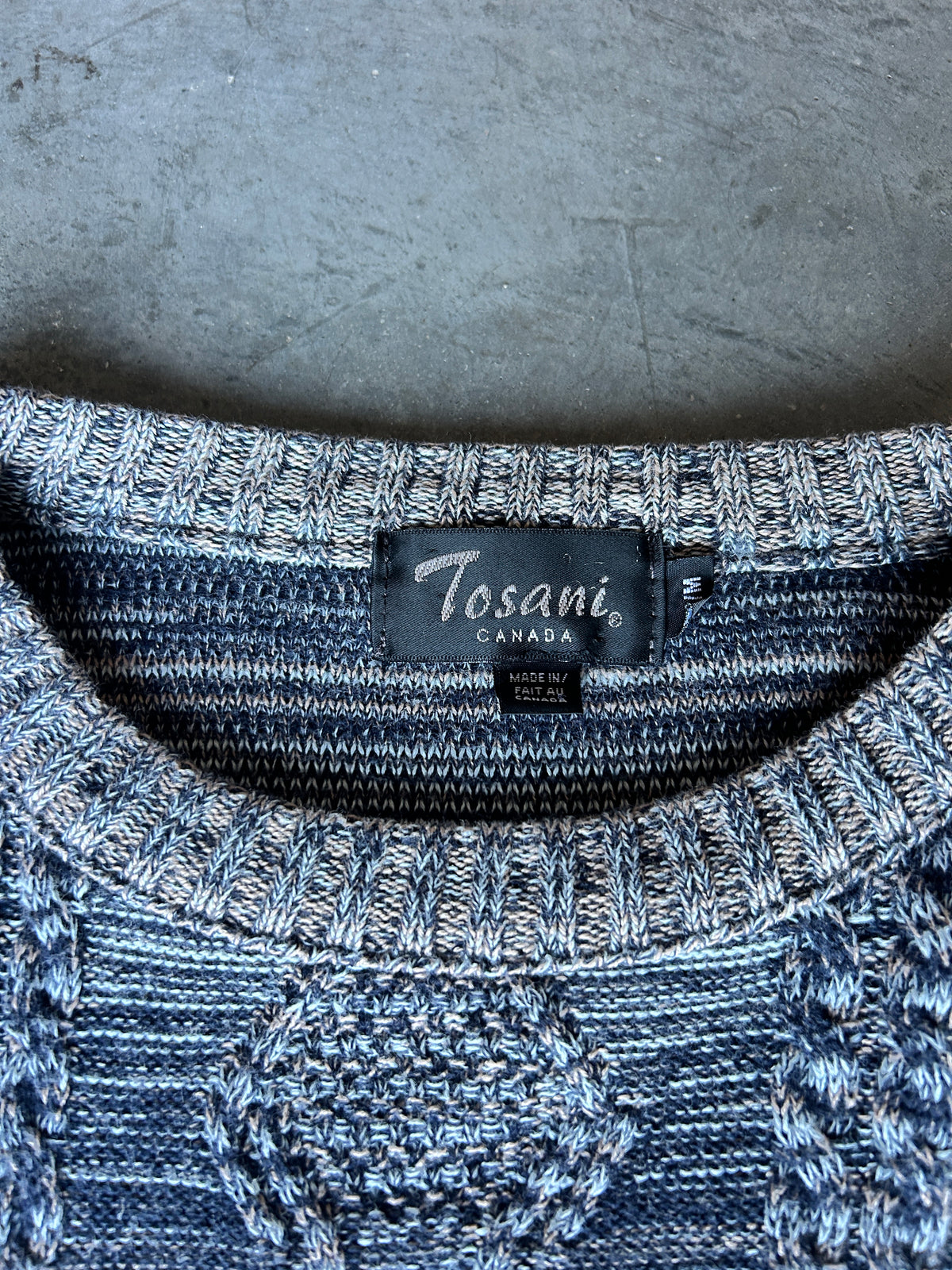 Vintage Tosani Lightweight Knit Sweater (M)