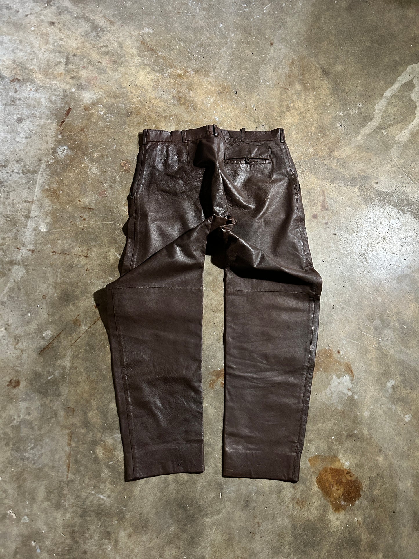 Vintage Rimnicu-Vilcea Leather Pants (36x32)