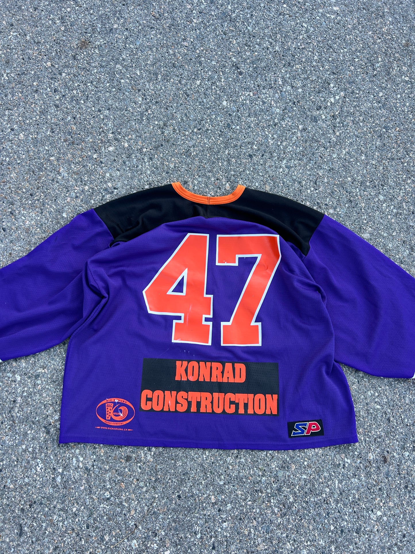 Y2K Style Graphic “Seksy” Hockey Jersey (XL)