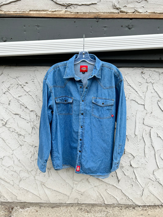 Vintage Dickies Denim Shirt (L)