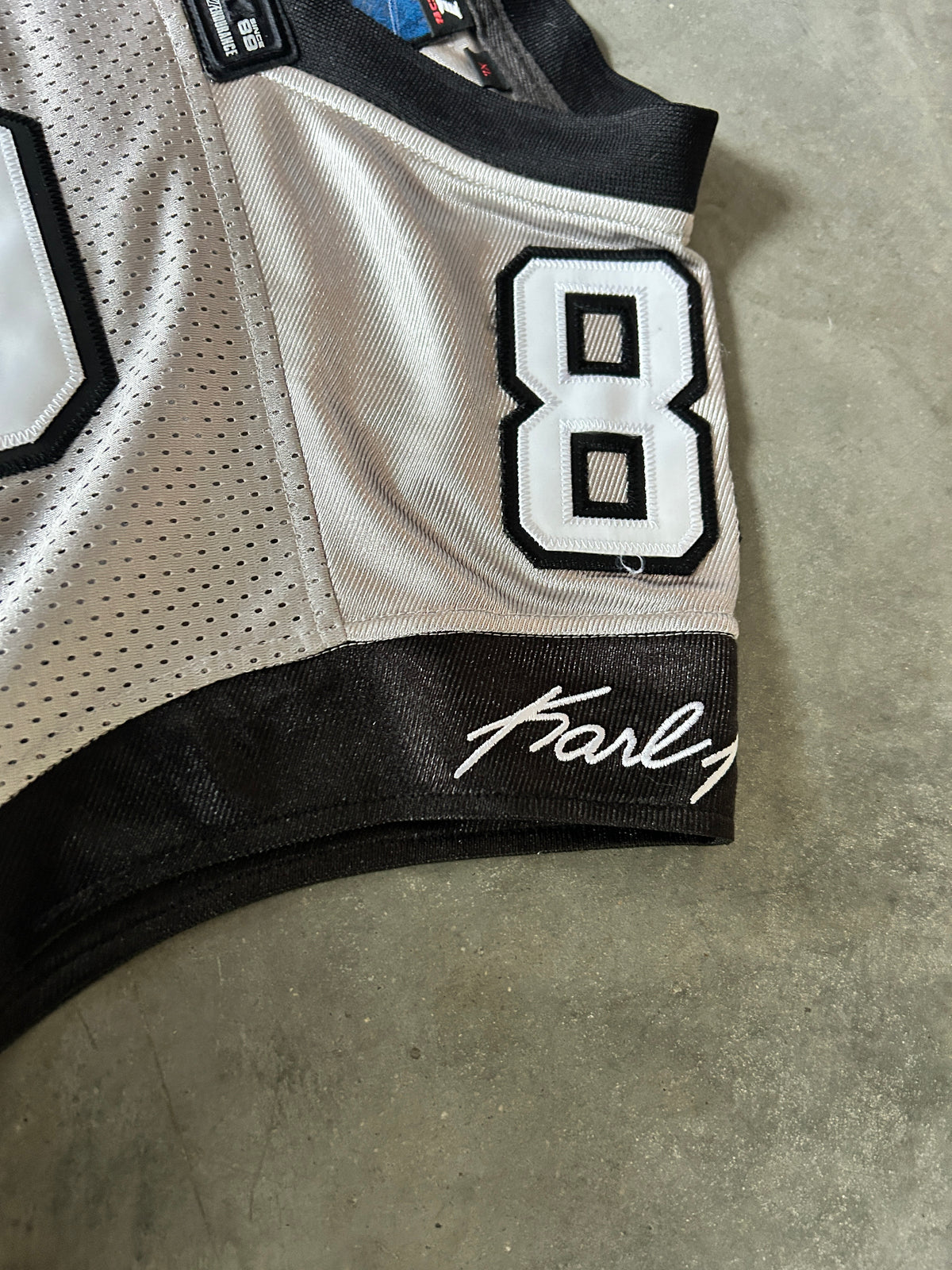 Y2K Karl Kani Grey Basketball Jersey (XL)