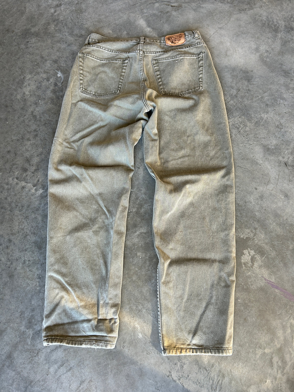 Vintage Green River Washed Jeans (36x33)