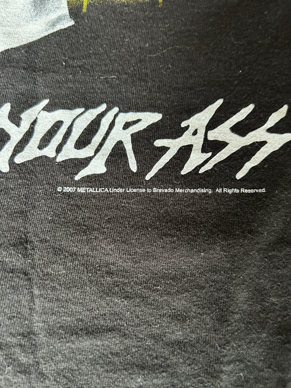 2007 Metallica Metal Up Your Ass Tour Tee (XL)