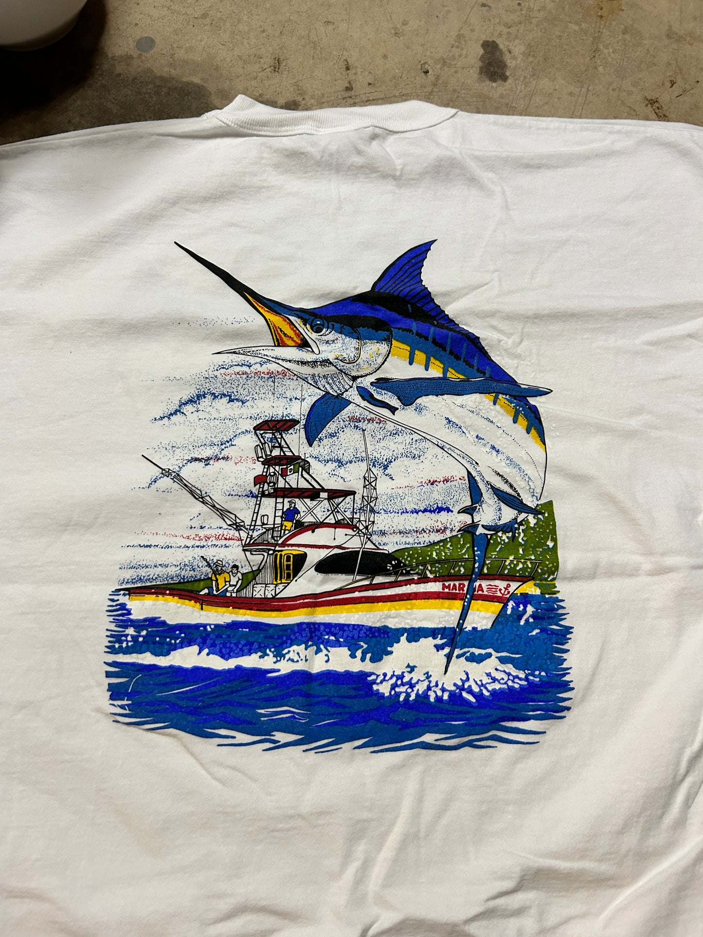 Vintage Mexico Blue Marlin Tee (2XL)