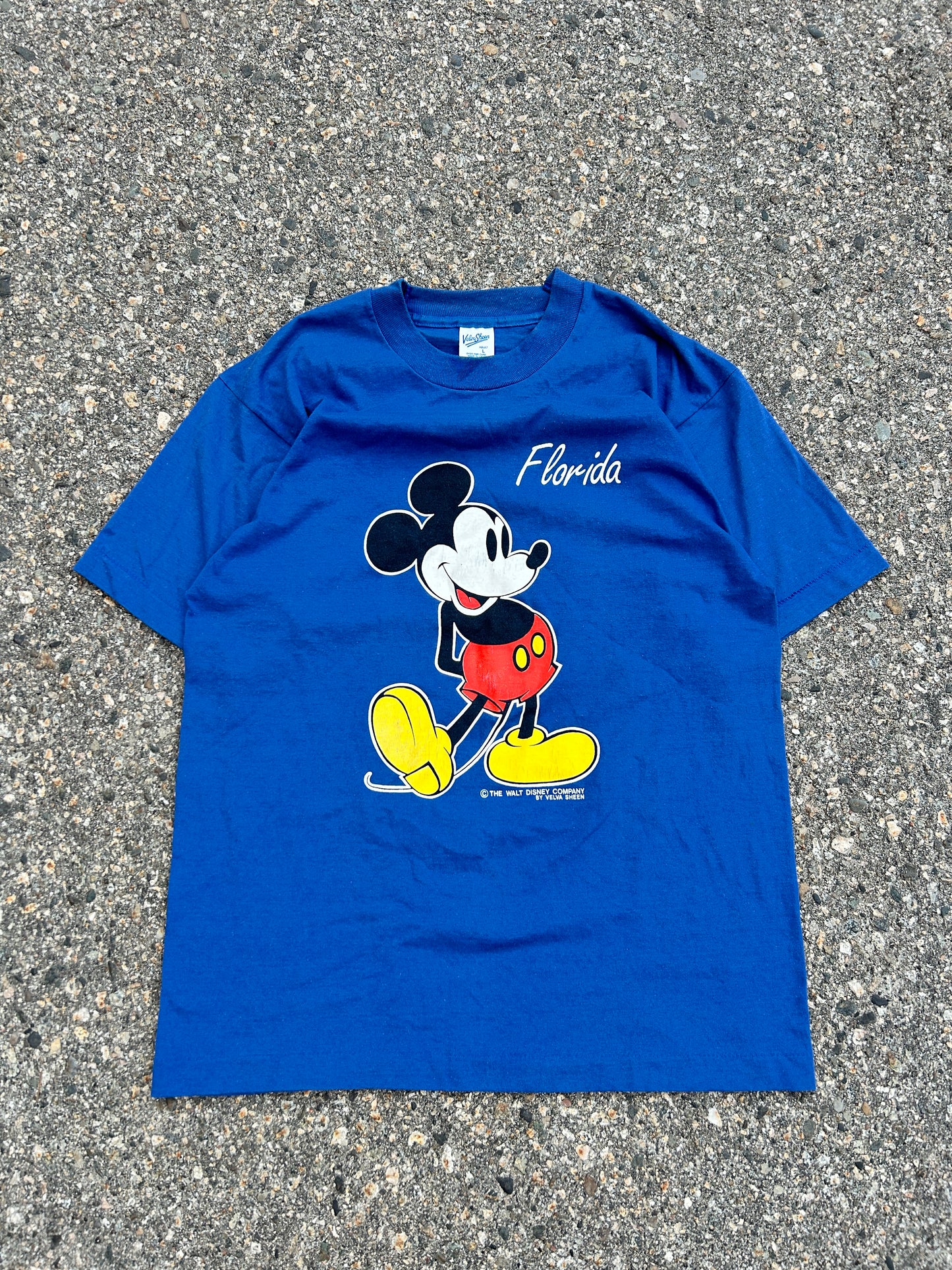 Vintage Single Stitch Mickey Mouse Florida Tee (L)