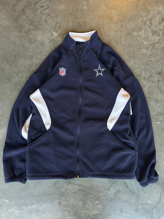 Dallas Cowboys Fleece Zip Sweater (L)