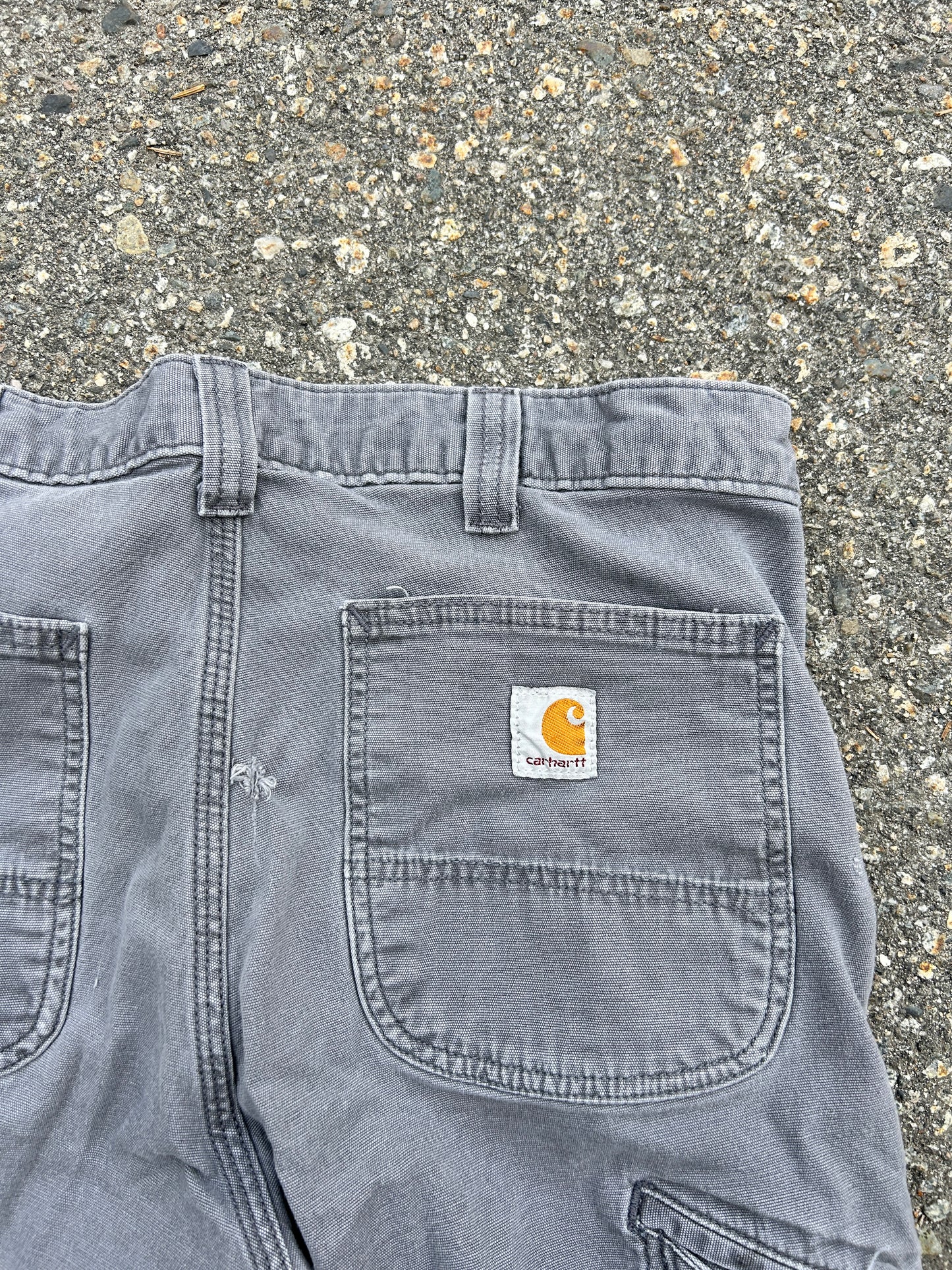 Faded Grey Carhartt Pants (34x32)