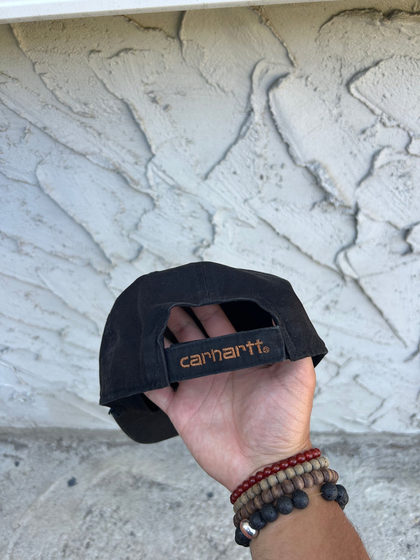 Black Carhartt Velcro-Back Hat