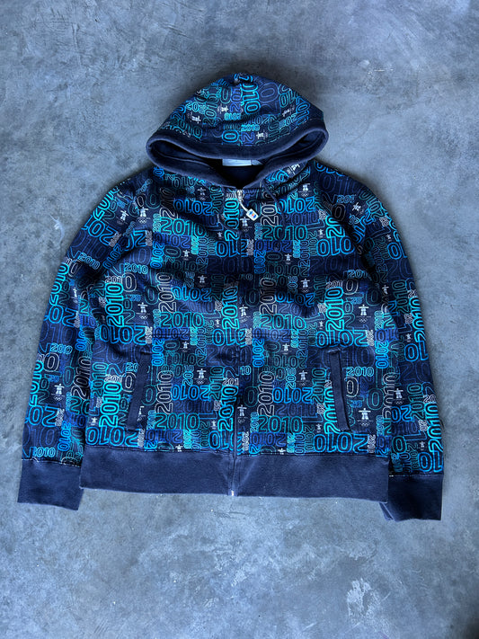 2010 Vancouver Olympics AOP Zip Hoodie (L)