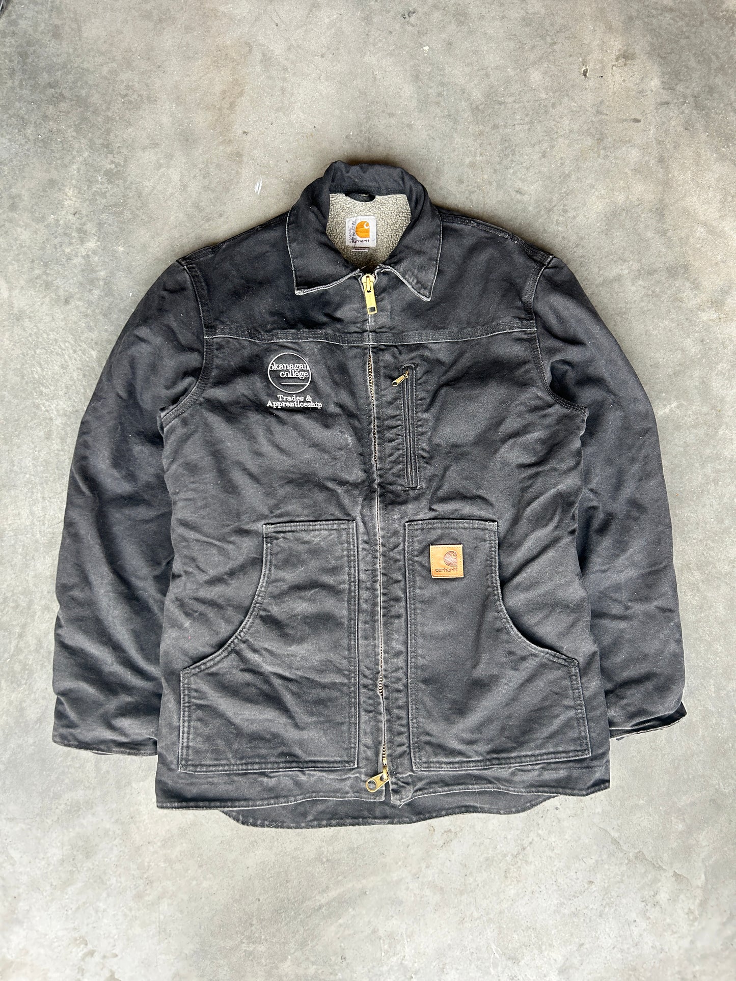 Black Carhartt Fur Lined Arctic Jacket (S)