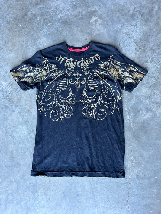 Y2K Gold Affliction Wings Tee (S)